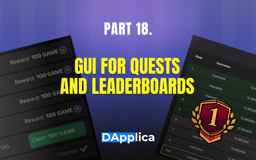 gui for leaderboards and quests